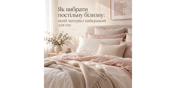 Як вибрати постільну білизну: який матеріал найкращий для сну