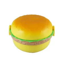 Ланч-бокс No Brand Hamburger 12.5x9 см 1 л Жовтий (987374)