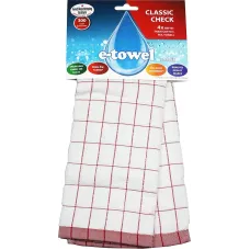 Рушник E-cloth Classic Check Red (2300)