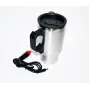 Термокухоль з підігрівом Electric Mug 12 V Сріблястий з чорним (73698839)