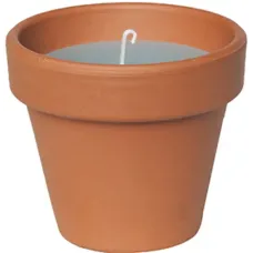 Свічка Candle pot Стандарт 10 х 11 см Коричневий із синім (000001351) Свічка Candle pot Стандарт 10 х 11 см Коричневий із синім (000001351)