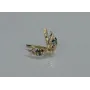 Серебряные серьги Sil с золотыми накладками 128s-11 Мистик (Sil-1039)
