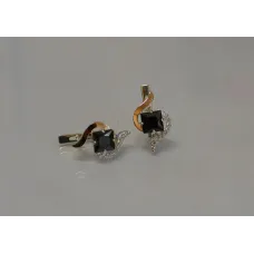 Серебряные серьги Sil с золотыми накладками 118s-13 Черный (Sil-829) Серебряные серьги Sil с золотыми накладками 118s-13 Черный (Sil-829)