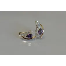 Серебряные серьги Sil с элементами золота 078s-15 Мистик (Sil-931) Серебряные серьги Sil с элементами золота 078s-15 Мистик (Sil-931)