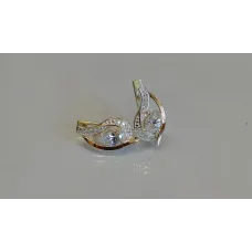 Серебряные серьги Sil с элементами золота 078s-12 Прозрачный (Sil-928) Серебряные серьги Sil с элементами золота 078s-12 Прозрачный (Sil-928)