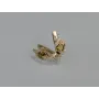 Срібні сережки з аметистом 128s-6 Олива (Sil-1034)