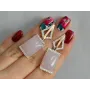 Серебряные серьги Sil с кабашонами 146s-8 Розовый (Sil-1153)