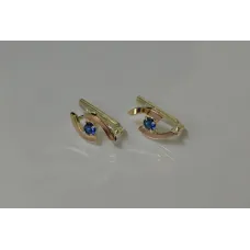 Серебряные серьги Sil 113s-12 Танзанит (Sil-892)