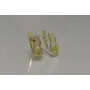 Серебряные серьги Sil с золотыми вставками 125s-9 Цирконий (Sil-793)