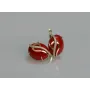Серебряные серьги Sil с золотыми накладками 150s-6 Фианит (Sil-1096)