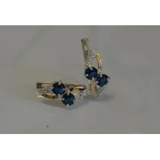 Серьги серебряные Sil 076s-10 Танзанит (Sil-958) Серьги серебряные Sil 076s-10 Танзанит (Sil-958)