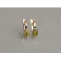 Серебряные серьги Sil с золотом 137s-13 Желтый (Sil-1231)