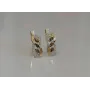 Срібна каблучка Sil з золотими пластинами 120s-9 Коричневий (Sil-807)