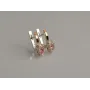 Серебряные серьги Sil с золотом 137s-8 Розовый (Sil-1226)