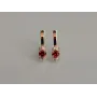 Срібна каблучка Sil з золотом 137s-3 Червоний (Sil-1221)
