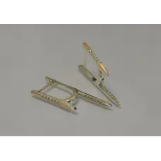 Срібна каблучка Sil з золотом 126s Прозорий (Sil-816)