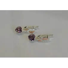 Серьги сердце Sil в руках 102s-15 Мистик (Sil-946) Серьги сердце Sil в руках 102s-15 Мистик (Sil-946)