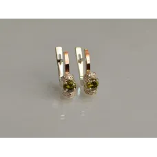 Срібна каблучка Sil з золотом 137s-11 Олива (Sil-1229)
