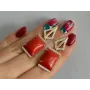 Серебряные серьги Sil с кабашонами 146s-4 Цирконий (Sil-1149)