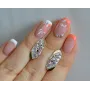 Серебряные серьги Sil с золотыми пластинами 116s-6 Фиолет (Sil-1256)