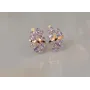Срібні сережки з аметистом 133s-13 Лаванда (Sil-713)