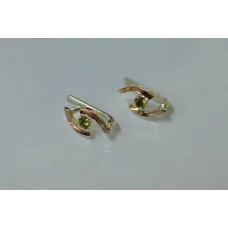 Серебряные серьги Sil 113s-11 Олива (Sil-891)