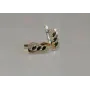 Серебряные серьги Sil с золотыми пластинами 120s-15 Черный (Sil-813)