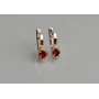 Срібна каблучка Sil з золотом 137s-9 Червоний (Sil-1227)