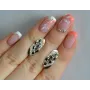 Серебряные серьги Sil с золотыми пластинами 116s-14 Черный (Sil-1264)
