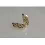 Серебряные серьги Sil с золотыми пластинами 116s-12 Олива (Sil-1262)