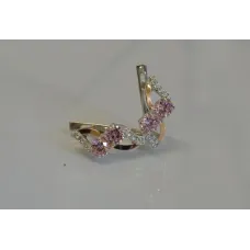 Серьги серебряные Sil 076s-5 Розовый (Sil-953) Серьги серебряные Sil 076s-5 Розовый (Sil-953)
