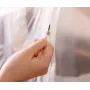 Чехол для одежды полиэтиленовый No Brand Clothes Cover JH00145 L 55 х 97 см Белый-Полупрозрачный (tau_krp45_00145l)