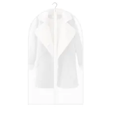 Чехол для одежды полиэтиленовый No Brand Clothes Cover JH00145 L 55 х 97 см Белый-Полупрозрачный (tau_krp45_00145l)