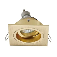 Точковий світильник Zuma Line 92703-gd CHUCK DL SQUARE Gold (Zu92703-GD) Точковий світильник Zuma Line 92703-gd CHUCK DL SQUARE Gold (Zu92703-GD)