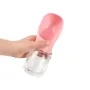 Портативна напувалка SUNROZ Dog Bottle для собак 350 мл Рожева (SUN0859)