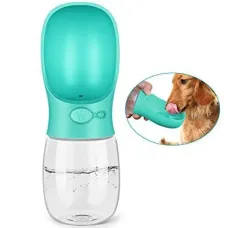 Портативна напувалка SUNROZ Dog Bottle для собак 350 мл Блакитна (SUN0860)