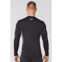 Чоловічий спортивний лонгслів Radical Fury Duo LS XXL Чорно-сірий (r0556)