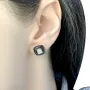 Серебряные серьги SilverBreeze с керамикой (1154748)