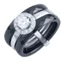 Серебряное кольцо Silver Breeze с керамикой 18 (1903858)