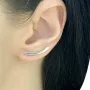 Серебряные серьги SilverBreeze без камней (1999561)