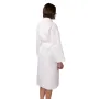 Вафельний халат Luxyart Кімоно М Білий (LS-0392)