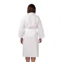Вафельний халат Luxyart Кімоно М Білий (LS-0392)
