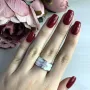 Серебряное кольцо SilverBreeze с керамикой 17.5 размер (1150382)