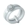 Серебряное кольцо SilverBreeze с керамикой 17 (1150566)