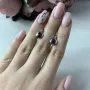 Серебряные серьги SilverBreeze с натуральным рубином (1192443)