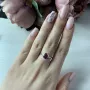 Серебряное кольцо SilverBreeze с натуральным рубином 1.325ct 17.5 размер (1192436)