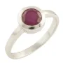 Серебряное кольцо SilverBreeze с натуральным рубином 1.325ct 17.5 размер (1192436)
