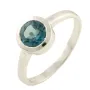 Серебряное кольцо SilverBreeze с натуральным топазом Лондон Блю 0.638ct 17.5 размер (1194935)