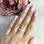 Серебряное кольцо SilverBreeze с керамикой 17 размер (1213667)