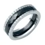 Серебряное кольцо SilverBreeze с керамикой (1214503) 18.5 размер